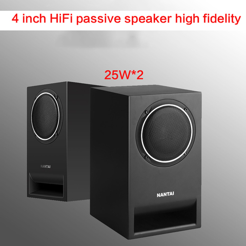50W*2 4 Inch HIFI Audio Speaker Fever Passive Speaker DIY High Fidelity Home Theater High Power Speaker Computer TV Speaker ► Photo 1/6