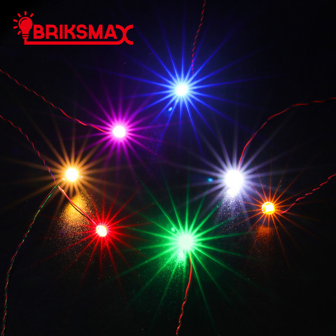 BriksMax Led Light Accessories For DIY Fans 3 PCS/Pack Colorful Dot lights Compatible With Lego Blocks Model ► Photo 1/6