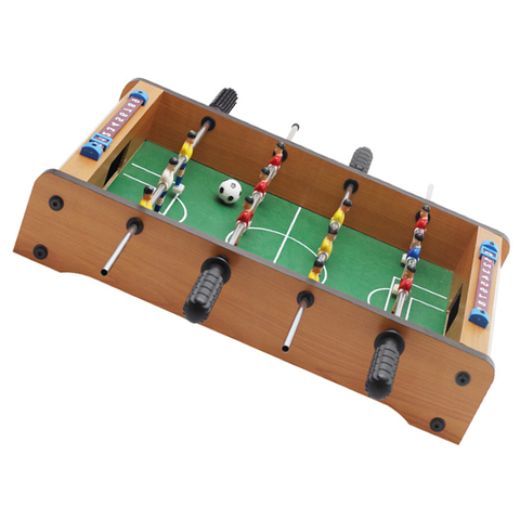 Mini Wooden Kids Children's Table Football Machine Table Soccer Toys Outdoor Camping Hiking Tools Entertainment Indoor Game Gift ► Photo 1/6