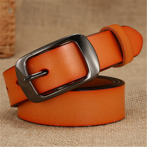 Fashion Retro women belt Belts for women female Lady Metal Leather Double Buckle Waist Belt Waistband high quality ► Photo 1/4