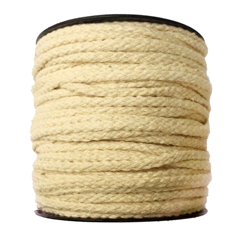 50 Meters 8 Strands Twisted 100% Natural Pure Cotton Piping Cord Rope Upholstery Cushions Edging Trimming Crafts ► Photo 1/6