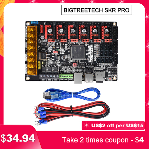 BIGTREETECH SKR PRO V1.2 32Bit Control Board 3D Printer Parts SKR V1.3 RAMPS 1.4 A4988 TMC2208 Uart TMC2130 TMC2209 Skr mini e3 ► Photo 1/6