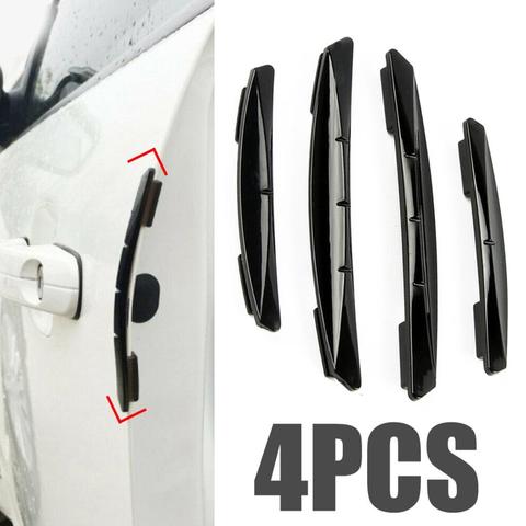 SALE 4pcs Car Sticker Door Edge Guards Trim Molding Protection Strip Scratch Protector Car Crash Barriers Door Guard Collision ► Photo 1/6