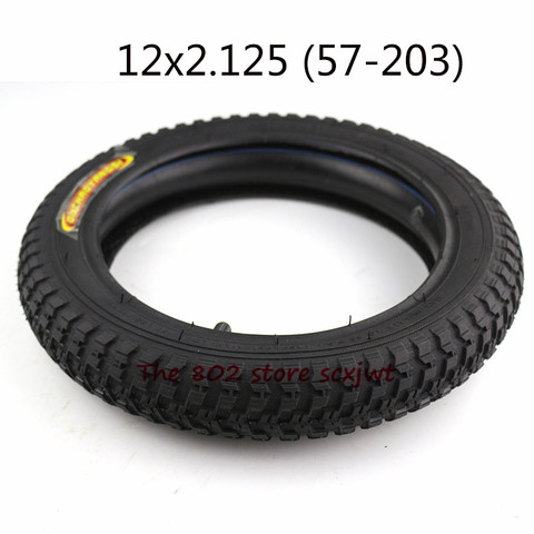 Super quality Bike Stroller Urban Electric Scoote Tire Set 12 1/2 x 2 1/4 inner and outer tyre 12 * 2.125 57-203 tube tyre ► Photo 1/5