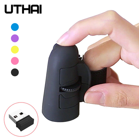 Wireless mouse USB ring 2.4G wireless creative, wireless finger lazy mouse, computer mobile phone tablet mini bluetooth mouse ► Photo 1/6