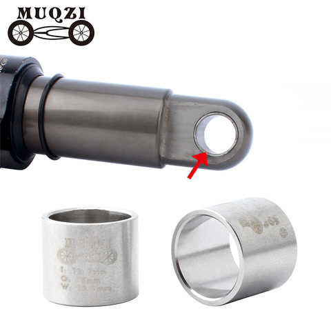 MUQZI Mountain Bicycle Rear Bile Shock Absorbers Du Bushing Suspension Parts Stainless Steel Bushing 12.7*15*12.7mm ► Photo 1/6