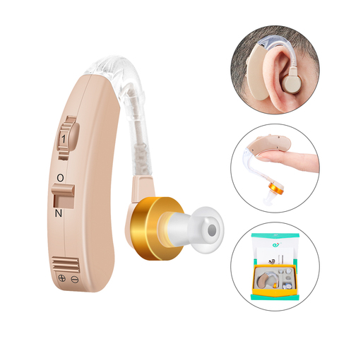 Super Mini Ear Hearing Aid Sound Amplifier Portable Ear Hearing Amplifier Volume Adjustable Hearing Aids for the Deaf Elder ► Photo 1/6