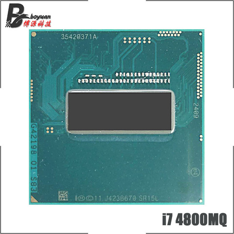 Intel Core i7-4800MQ i7 4800MQ SR15L 2.7 GHz Quad-Core Eight-Thread CPU Processor 6M 47W Socket G3 / rPGA946B ► Photo 1/1