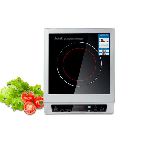 Induction Cooker High-power 3500W Stainless Steel Commercial Stir-fried Stove Hot Pot Soup Cook Stove Home ► Photo 1/5
