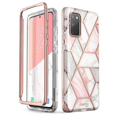 For Samsung Galaxy S20 Case / S20 5G Case i-Blason Cosmo Full-Body Glitter Marble Bumper Cover WITHOUT Built-in Screen Protector ► Photo 1/6