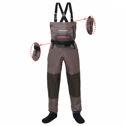 Fly Fishing Waders Duck Hunting Stockingfoot Chest Wader Outdoor Breathable Wading Pants ► Photo 1/6