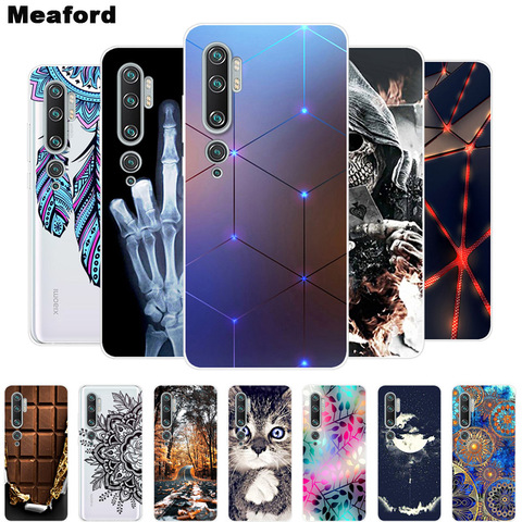 For Xiaomi Mi Note 10 Case Soft Silicone Back Cover Phone Case on For Xiaomi Mi CC9 Pro Mi Note 10 Pro Case For Xiomi Note10 ► Photo 1/6