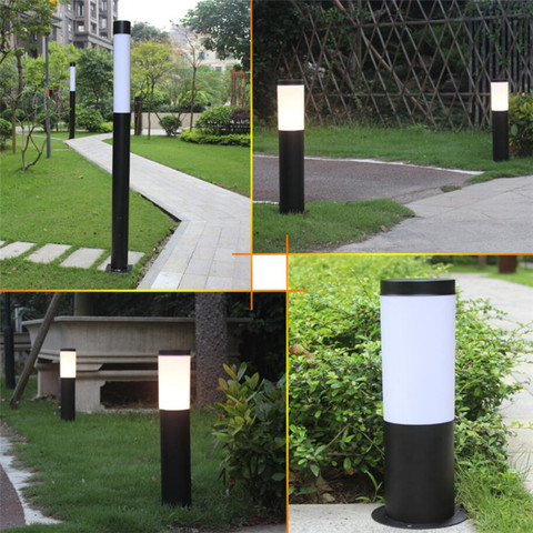 Outdoor Stainless Steel LED Lawn Lamp Waterproof Garden Lawn Light Landscape Lights Community Garden Road Path Decorative Light ► Photo 1/6