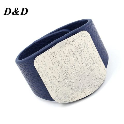 D&D Personality Leather Bracelet For Women with Alloy Buckle Adjustable Fashion Women Men Bracelets & Bangles Punk Jewelry ► Photo 1/5