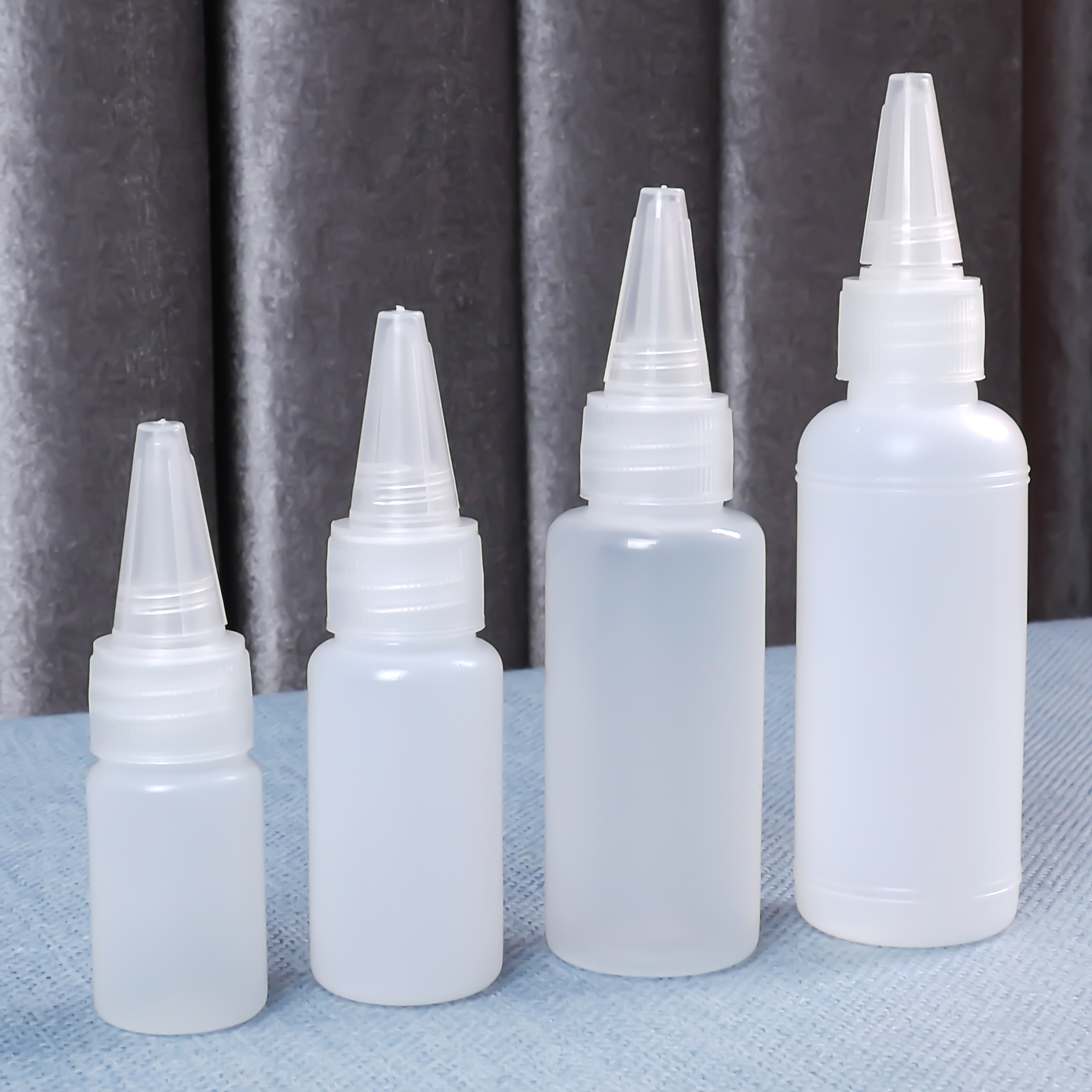 10pcs Empty Pe Plastic Glue Bottles 10/20/30/50ml With Screw-on Lids Squeeze Liquid Dispenser Ink Oil Dropper Bottles Container ► Photo 1/6