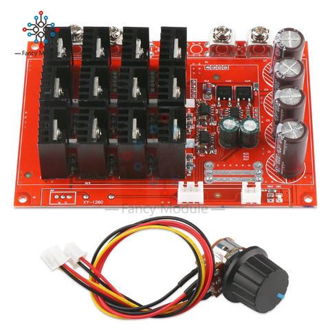 DC 10-50V 60A Motor Speed Controller PWM HHO Switch RC Extender 12 V 24 V 48 V 3000 W Module ► Photo 1/6