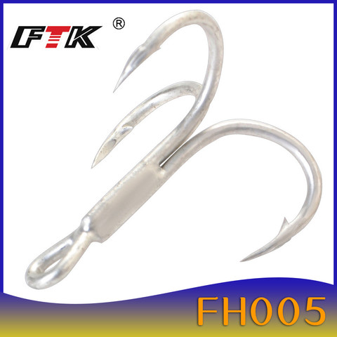 FTK Fishing Hook Baitholder Fly Tying Treble Hook Bass Sharp Barbed Hook Lure Holder Set Saltwater 15/20pcs Needle Fishhook 709 ► Photo 1/6