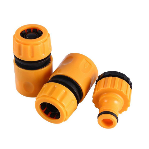 3Pcs Quick Tap Water Connector Adapter Fast Coupling Adaptor Drip Tape 3/4