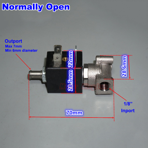 OLAB Italy Coffee Maker Machine Solenoid Valve  Steam Hot Water Normally  Open Valve  SERIE 6000-9000  Brass ► Photo 1/3