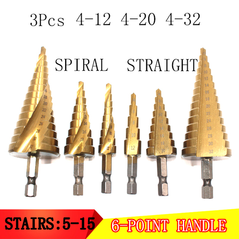 DIY, HSS Step drill. Straight flute