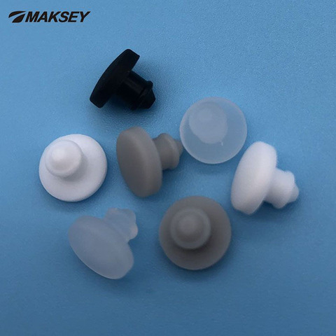 MAKSEY 10PCS 2 3 4 5 6 7 8mm Silicone Rubber Seal Stopper T Plug Rubber End Caps Masking Steel Sheet Moto Car surface finish ► Photo 1/6
