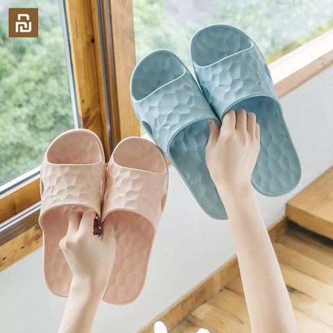 Youpin Slippers Soft Bottom Anti-slip Bathroom Dustproof And Lightweight Comfortable Colorful For Couples Indoor Home Slippers ► Photo 1/6