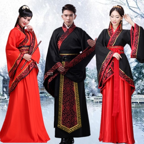 Hanfu National Chinese Dance Costume Men Ancient Cosplay Traditional Chinese Clothing for Women Hanfu Clothes Lady Stage Dress ► Photo 1/6