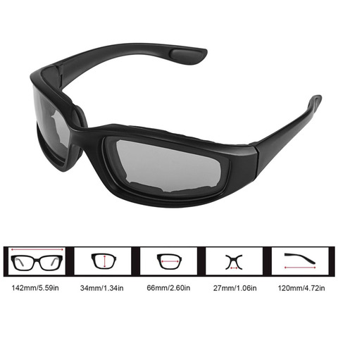 Motorcycle Bike Protective Glasses Windproof Dustproof Eye Glasses Cycling Goggles Eyeglasses Outdoor Sports Eyewear Glasses New ► Photo 1/6