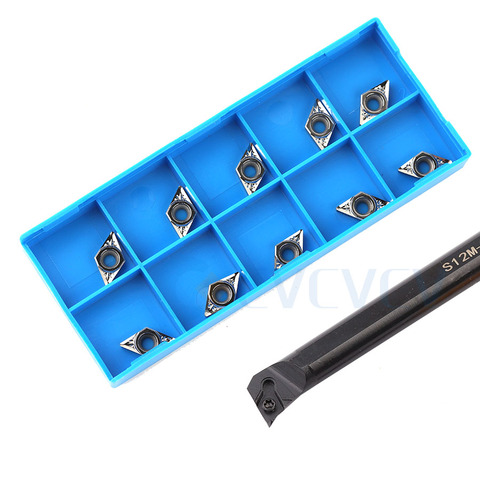 S12M-SDUCR07 S12M-SDUCL07 Internal Turning Tool Holder DCGT070202-AK H01 DCMT070204 VP15TF DCMT070208-MV LF6018 Carbide Inserts ► Photo 1/6