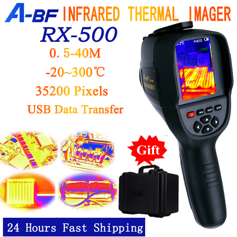 A-BF RX-500 Infrared Thermal Imager Handheld Thermal Imaging Camera Industry Thermography HD Floor Wall Heating Pipe Test ► Photo 1/6