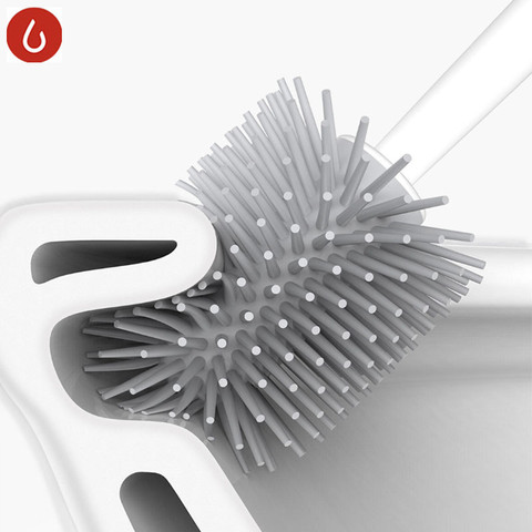 New Original Yijie TPR Toilet Brushes and Holder Cleaner Set Silica Gel Floor-standing Bathroom for Xiaomi MIjia Cleaning Tool ► Photo 1/5