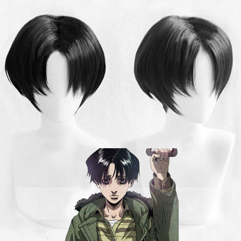 2022 New Fashion Killing Stalking Yoon Bum Yoonbum Short Black Heat Resistant Cosplay Costume Wig + Wig Cap ► Photo 1/5