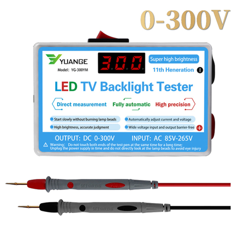 LED Lamp and TV Backlight Tester Multipurpose LED Strips Beads Test Tool Measurement Instruments NEW LED Tester 0-300V Output ► Photo 1/6