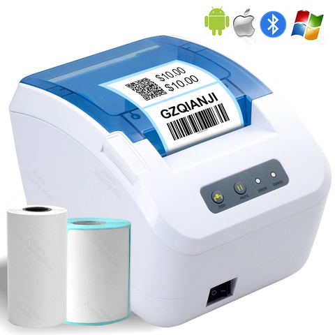 Thermal Label Printer Sticker Paper pritner 80mm 3 inch 1D 2D Barcode USB Wifi Bluetooth Printer For PC Mac Android Phone ► Photo 1/6