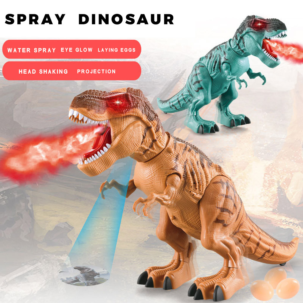 Christmas Gift Children Electric toy Light Up Walking dinosaur Action Figure 