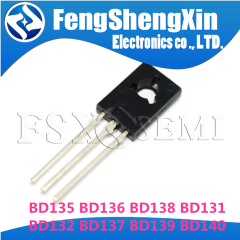 10PCS BD135 BD136 BD138 BD131 BD132 BD137 BD139 BD140 TO-126 NPN Power Triode Transistor ► Photo 1/1