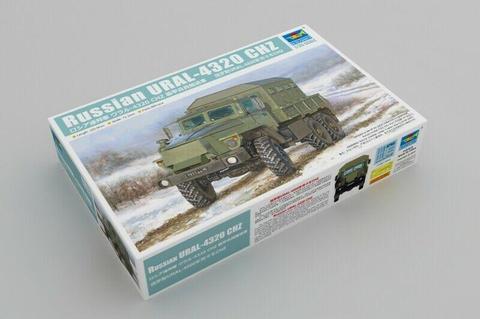 Trumpeter 01071 1/35 Russian URAL-4320 CHZ  truck model kit-  2022 New ► Photo 1/1