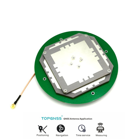 Built-in GNSS measuring antenna  for zed-f9p UAV UGV GNSS GPS GLONASS  High-Precision survey CORS RTK GPS antenna MCX-J TOP149 ► Photo 1/4