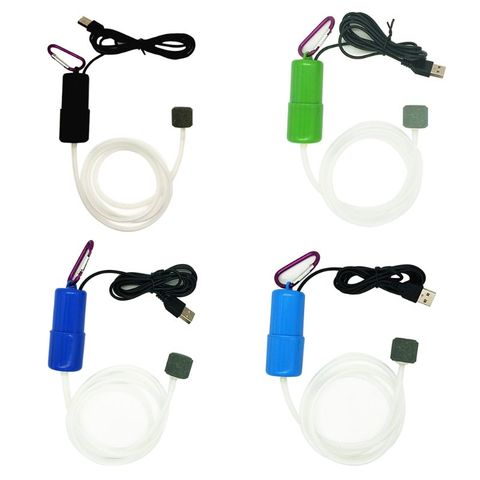 Portable Mini USB Aquarium Fish Tank Oxygen Air Pump Mute Energy Save Compressor New ► Photo 1/6