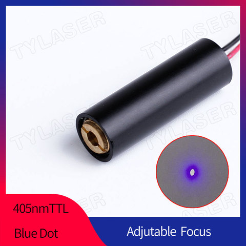 D10X30mmTTL Adjustable Focus  405nm 1mW  5mW 10mW 30mW 50mW 100mW Blue Dot Laser Diode Module Industrial Grade ACC Driver ► Photo 1/3