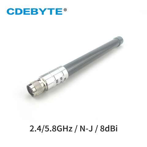 2.4GHz 5.8GHz Omni Fiberglass Antenna 8dBi N-J Outdoor Waterproof Omnidirectional Wifi Antenna for for Router Modem Aerial ► Photo 1/6