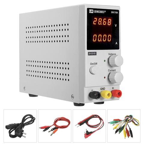 New 30V 10A DC Power Supply Adjustable 4 Digit Display Mini Laboratory Power Supply Voltage Regulator K3010D For Phone Repair ► Photo 1/6