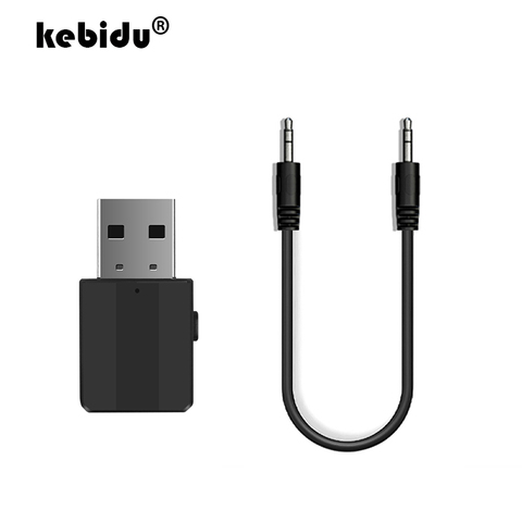 kebidu New 5.0 Bluetooth Transmitter Receiver Mini 3.5mm AUX Stereo Wireless Music Adapter For Car Radio TV Bluetooth Earphone ► Photo 1/6