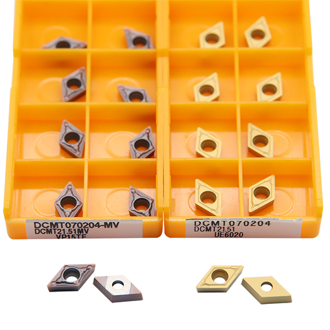 DCMT070204 VP15TF UE6020 US735 Internal Turning Tools Carbide inserts Cutting Tool CNC Tools Lathe tools Lathe cutter ► Photo 1/5