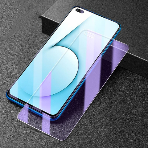 For Realme 6 Pro 6i 6S Tempered Glass Screen Protector For Realme 5 Pro 5i 3 Pro 3i 2 Pro Anti-blue Purple Ray Protective Glass ► Photo 1/6