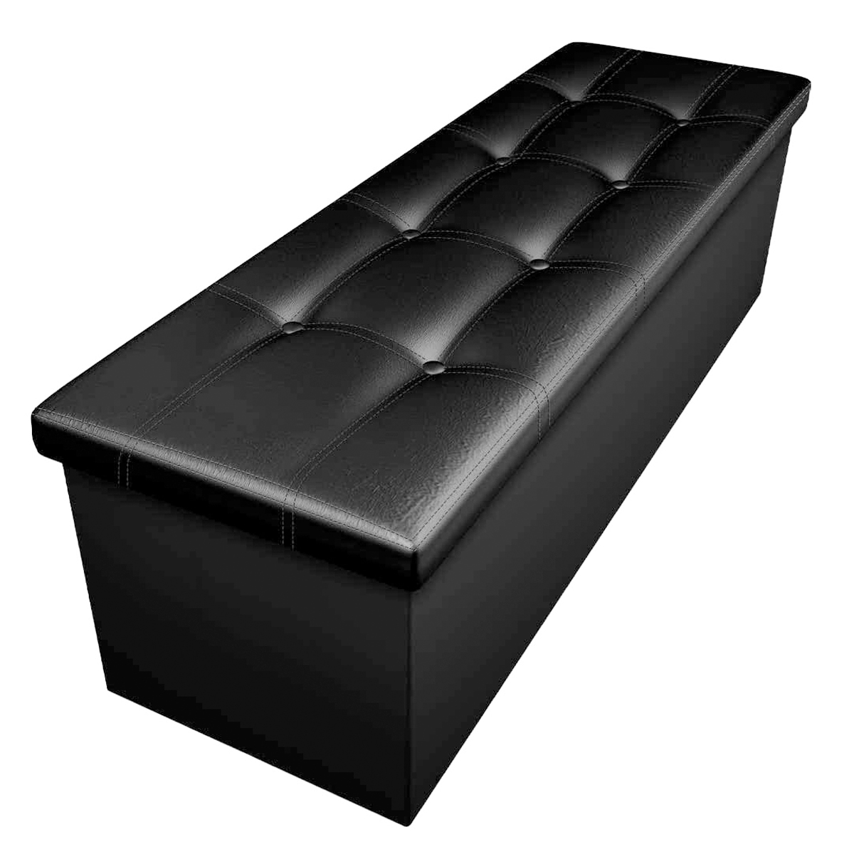 History Review On Faux Leather, White Faux Leather Ottoman Storage Box