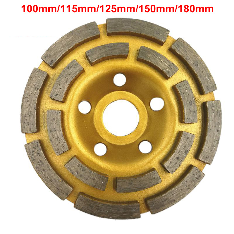 4" Diamond Segment Grinding Wheel Cup Disc Grinder Concrete Granite Stone Cut 