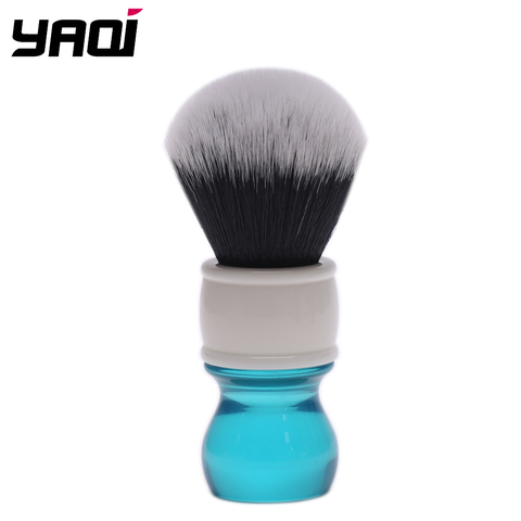 Yaqi 24mm Aqua Tuxedo Synthetic Hair Shaving Brush ► Photo 1/6