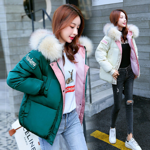 winter jacket women 2022 Fashion women's park Cotton Padded Thicken Warm Outwear female jacket Casual Plus Size Overcoat Parkas ► Photo 1/6