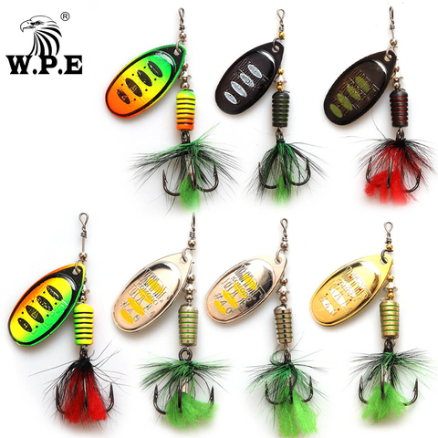 W.P.E KOMODO Spinner Lure 1pcs 7.5g/12.5g/16.5g Full Metal Bass Fishing Lure Hard Bait Spoon Lure Fishing Tackle Wobbler Pesca ► Photo 1/6